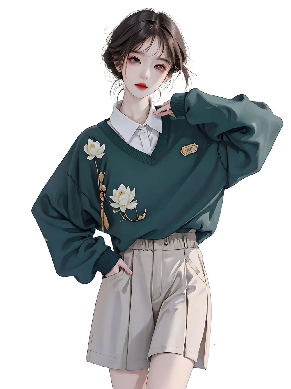 卡通美人