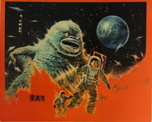 太空中的日本怪獸：1960年代日本電影海報