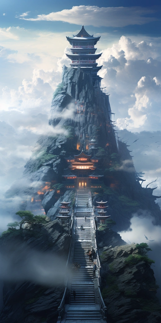 《仰望泰山，探尋炫酷武藝的賽博朋克世界》