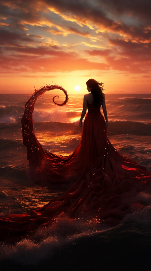 藝術裝飾超現實主義：美麗衍生美麗，無盡迷人夕陽繪天