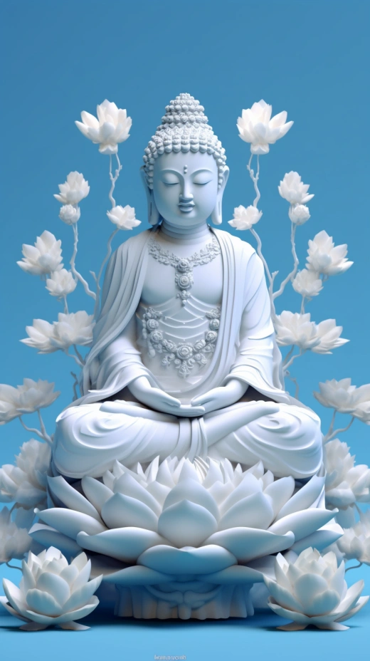 佛像与荷花 —— 弘法寺时代的3D背景与表情丰富的面部动画