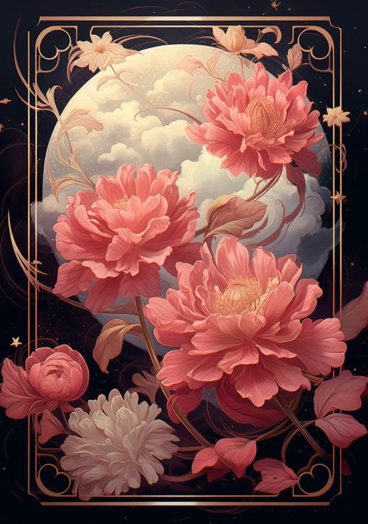 綻放星辰的科幻巴洛克，紅金燈紅與二維游戲之美。