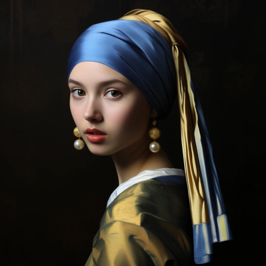 神秘的珍珠耳環(huán)少女，撩撥你心弦