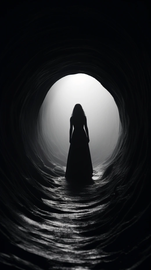女性曲線下最詭異的攝影之謎：詭異女人的體積光線與現場鏡頭合謀。