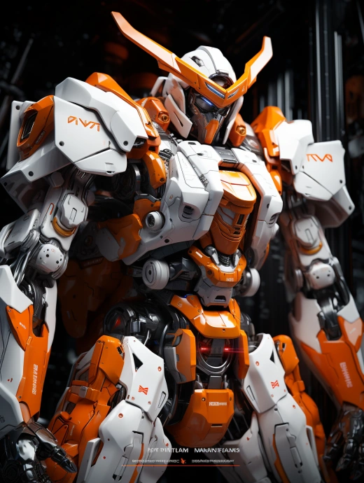 白橙武士機(jī)甲：Nagano的GUNDAM藝術(shù)之光