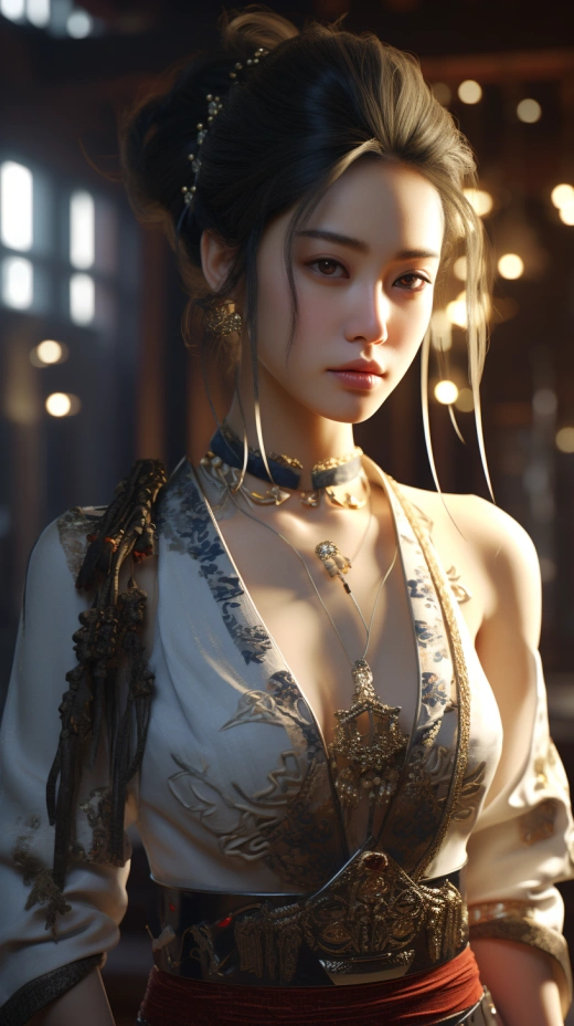 絢麗亞洲安卓6K高清，超級細節，八核渲染，虛幻引擎，V-Ray。