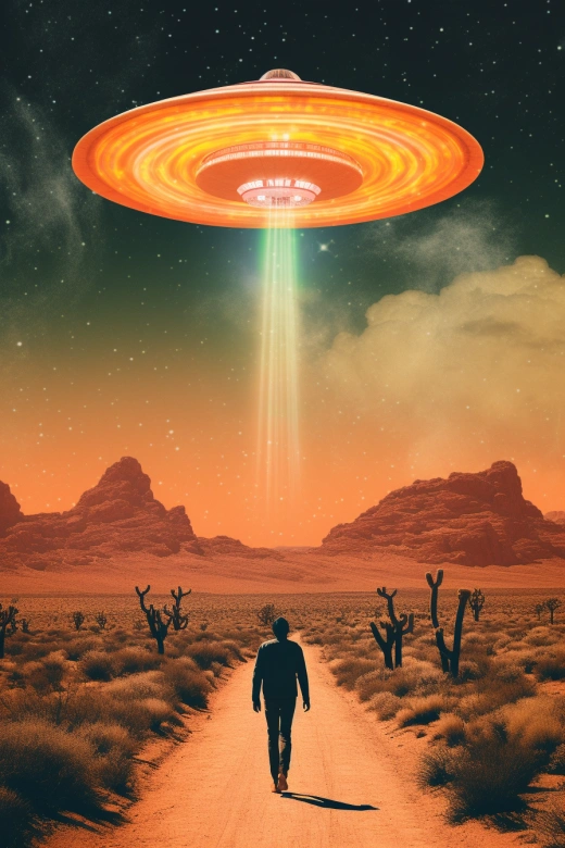迷幻光影下的沙漠異星綁架