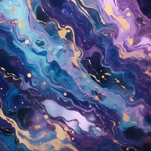 星云般華麗大理石紋理，逼真絢爛圖案