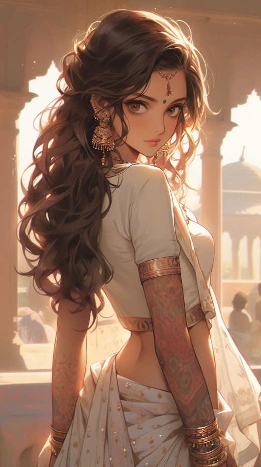 印度最美麗的女子：歷史虛構中的數字藝術奇觀