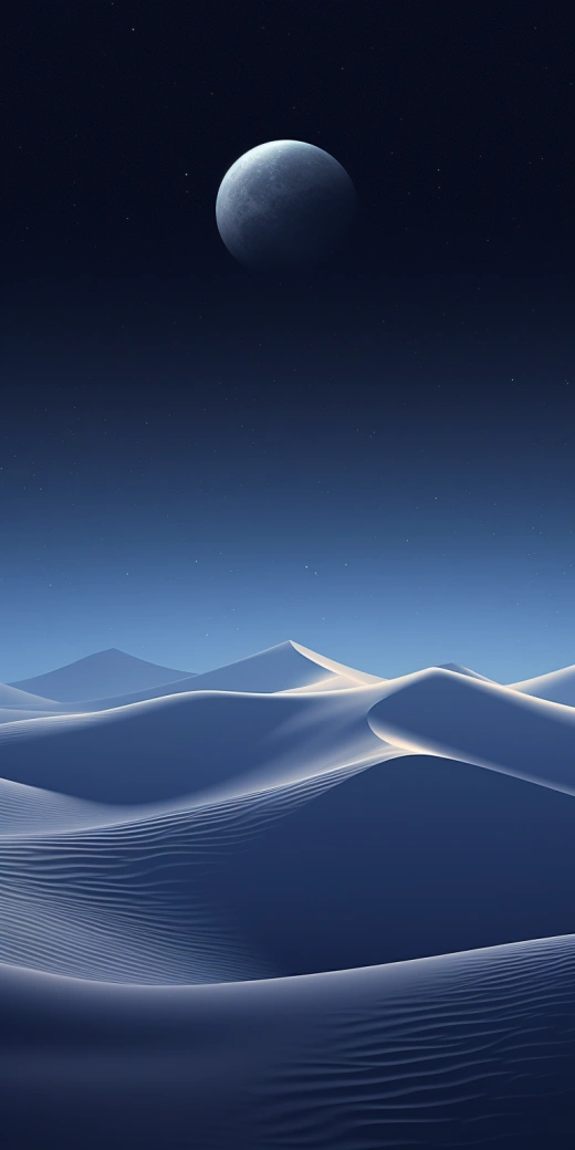 星空下的沙丘