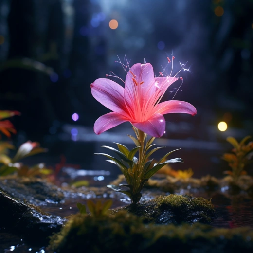 花語幻境：絢麗科幻，四季花開，4K超清，香氣繚繞