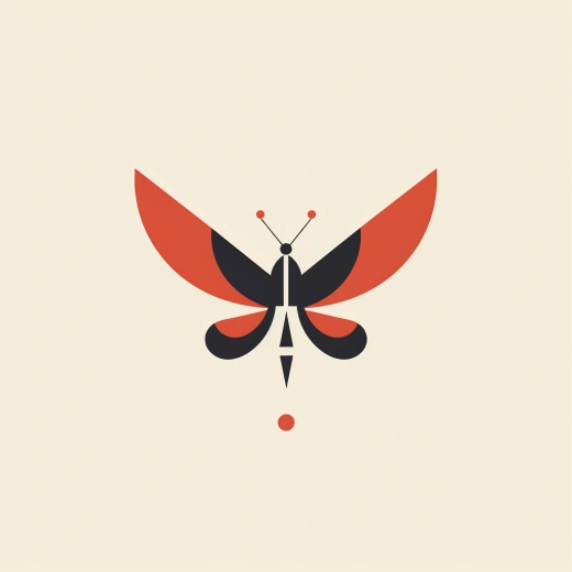 簡約幾何天蛾，輻射重復(fù)，簡約極簡，Ivan Chermayeff。