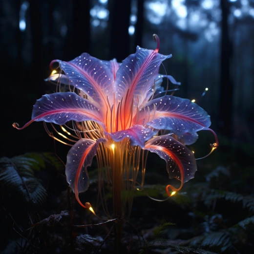 《夜花：神秘森林的迷幻之光》