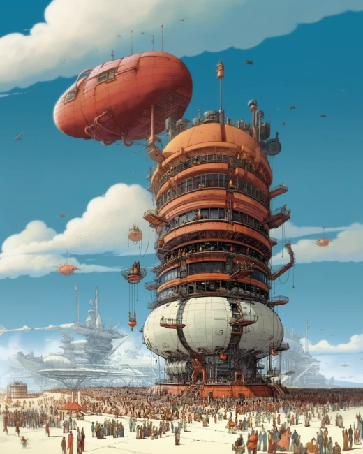迷幻之旅：Mattias Adolfsson與Moebius共創(chuàng)的齊柏林飛艇