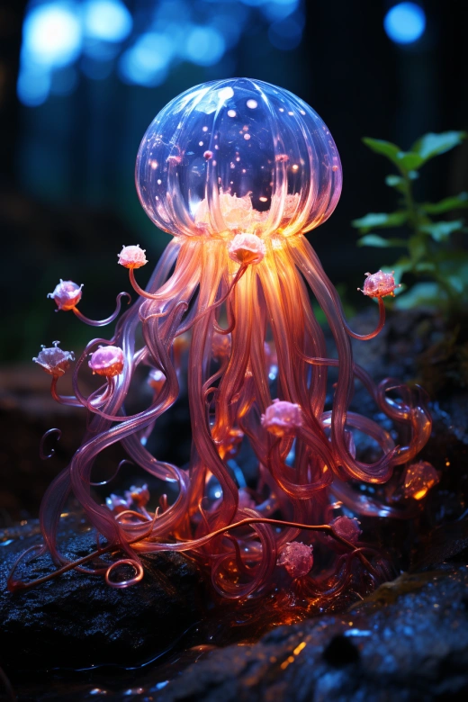 《幻覺般的超寫實仙燈章魚》