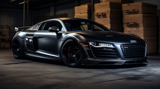 震撼世界的視覺盛宴：Audi R8 x Batman全車炫酷卡本纖維外觀，32K超高清攝影大片！