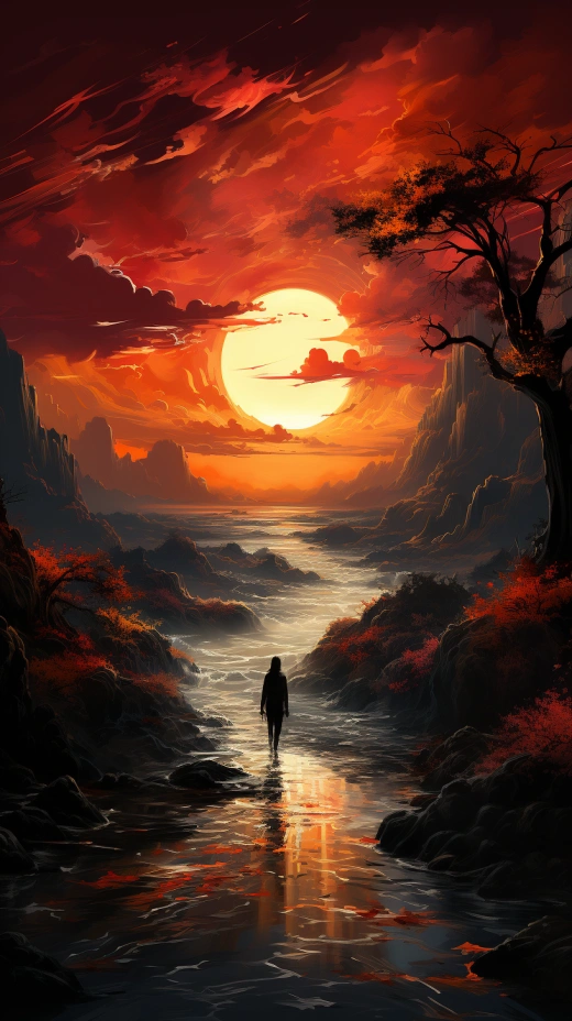 縹緲夕陽，醉心追尋