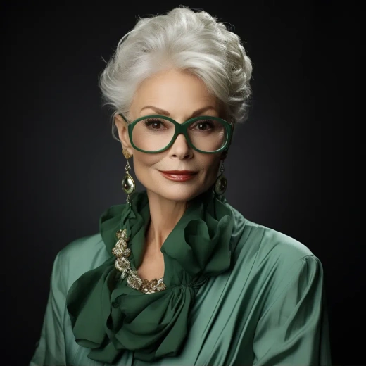 82歲女王風范：瑪格麗特·羅莎琳的優雅肖像