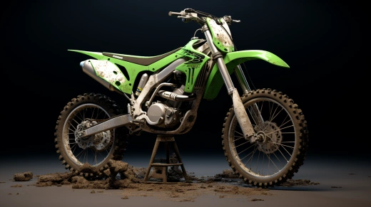 超現實引擎賦予Kawasaki KX 450混沌的藝術靈感