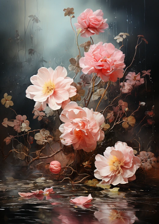 夢幻花園：Kaitlyn Brown以Grigory Gluckmann的風格描繪細膩的浪漫景象