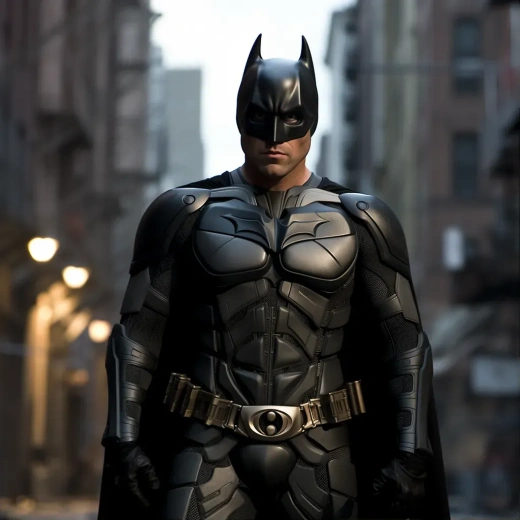 从2008年克里斯托弗·诺兰电影《蝙蝠侠：黑暗骑士》中选出的DC漫画经典超级英雄漫画《蝙蝠侠》改编图片