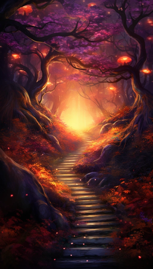 秋日魔幻森林，那片令人陶醉的夢境