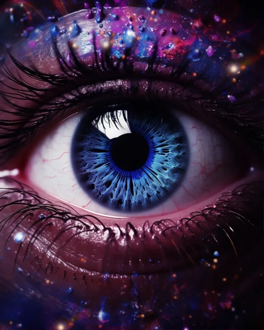 魔法彩虹視界：璀璨星空的數字藝術