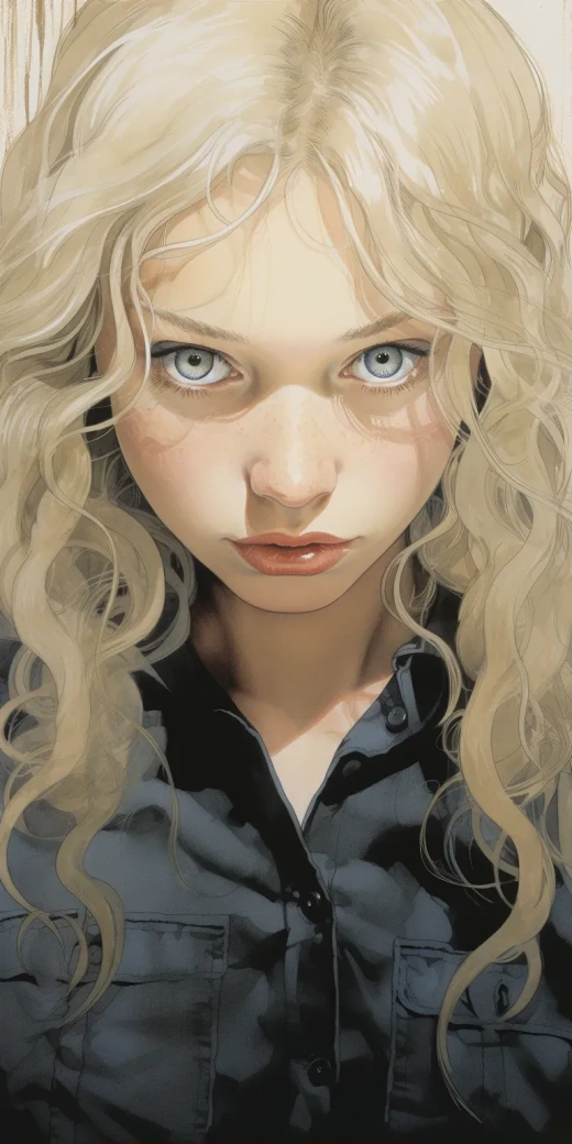 墨西哥牛仔姑娘： Junji Ito恐怖漫畫中的藍發碧眼少女