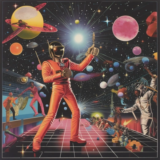 “穿越時空的迷幻之旅：1980年代墨西哥迪斯科在外太空的廣告”
