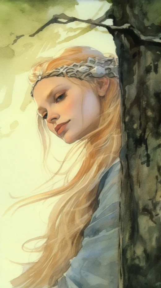 永恒神性：精靈女王Galadriel的森林之美