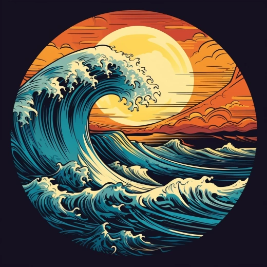 激情燃動(dòng)，沖浪熱潮，展現(xiàn)海洋的力量與活力！