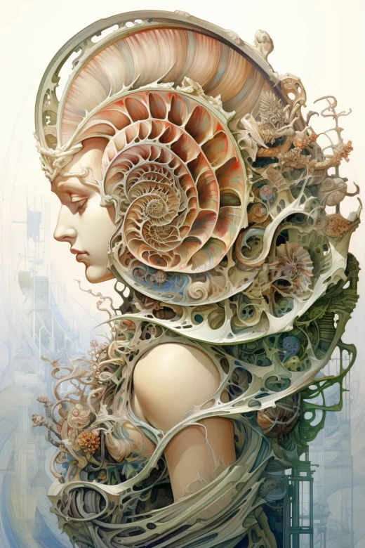 異界生物迷幻劑，厄運高階執(zhí)政者：奇幻生物與斐波那契蝸牛殼的神秘結(jié)合