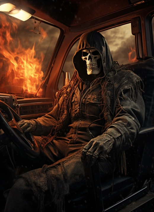 死神轉(zhuǎn)行當(dāng)卡車司機(jī)，引發(fā)驚人火災(zāi)