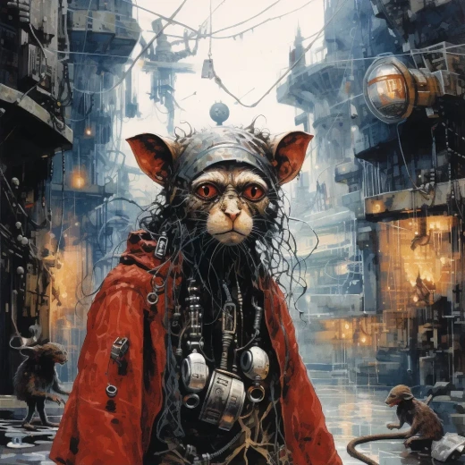 Enki Bilal的《Merlin Enchants Ravers》：迷幻的電子猿猴與震撼的節(jié)拍，引發(fā)混亂與歡呼