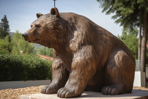 描绘坎塔布里安棕熊的优雅与力量