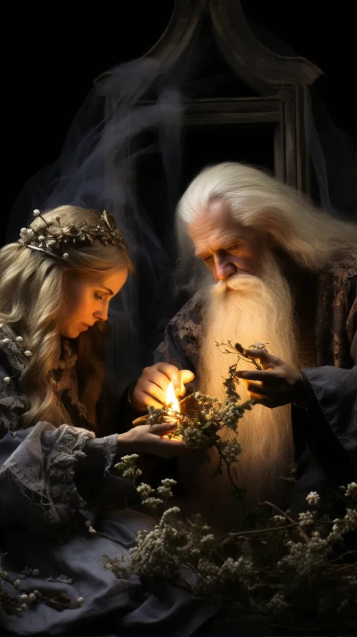 魔法與巫婆的奇幻儀式：細致入微的數字藝術中的真實魔法煙霧與閃光法術