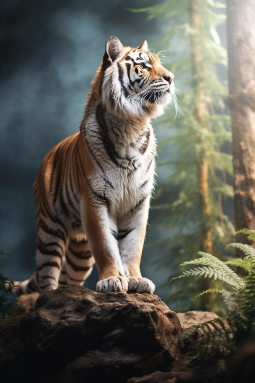 側(cè)立威猛！猛虎攝影展現(xiàn)獨特風(fēng)采！