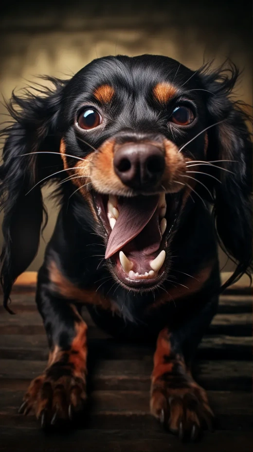 憤怒的臘腸犬