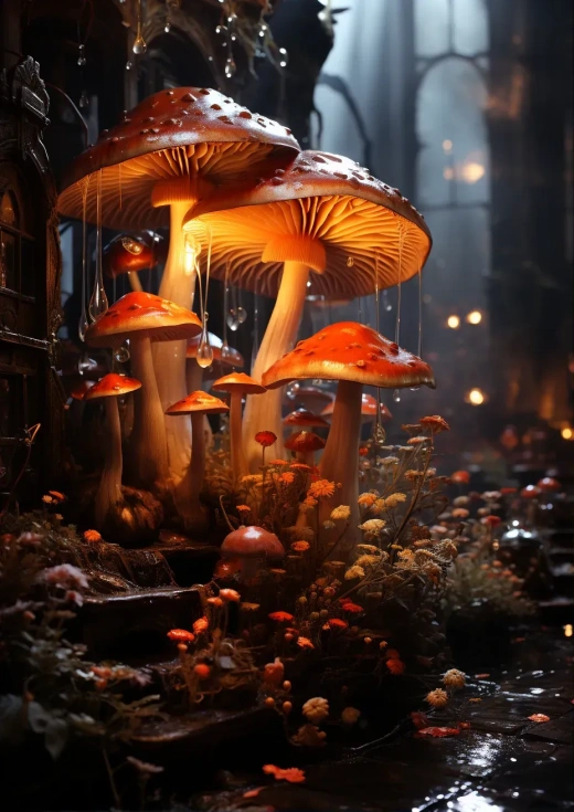 诡异蘑菇：现实与超自然的交织，引发好奇与警惕