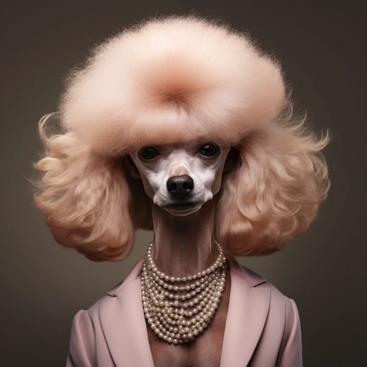 “優雅造型中的貴賓犬，讓人心馳神往！”