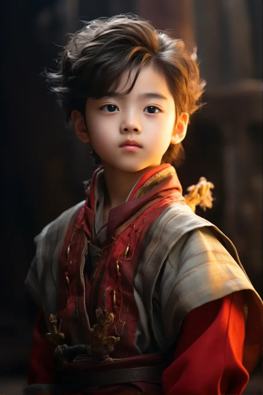 中國街頭，功夫小子，全身體態，迷你版，最佳質量的杰作