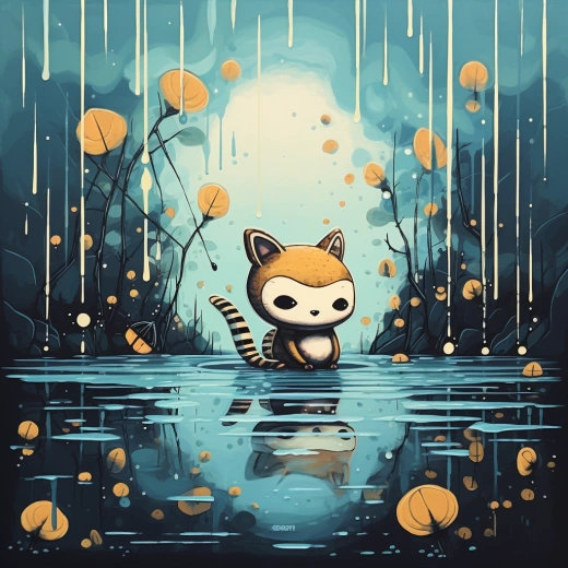 雨滴韻律演繹悅耳旋律