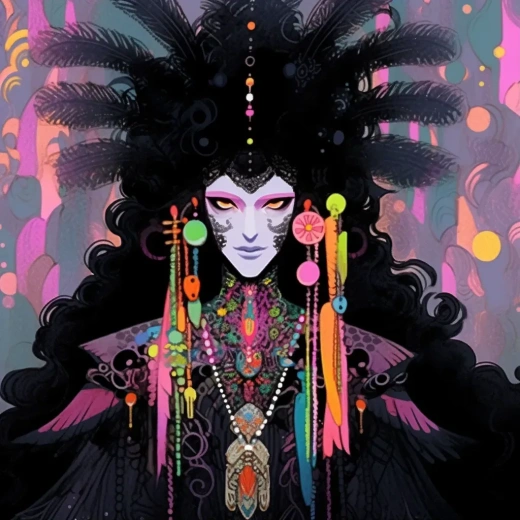 哈里·克拉克風(fēng)格的drag queen表演