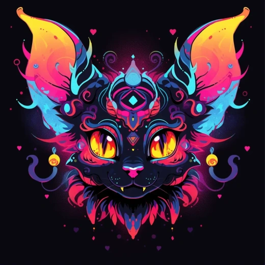 惡魔小貓：耳尖小角的向量之謎