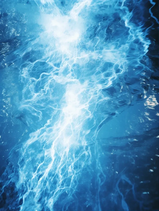 水下能量：冰霜朋克闪电绘卷
