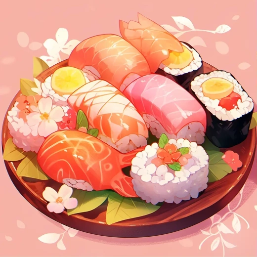 日本美食壽司：誘人的美味與精美照片
