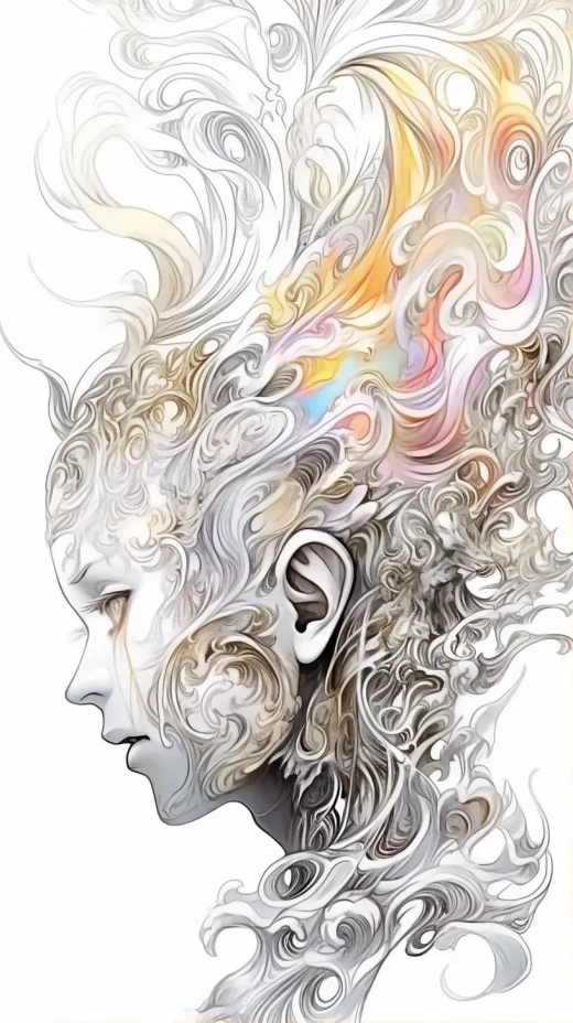 土著女性：大地紋理肖像與超現實攝影的融合