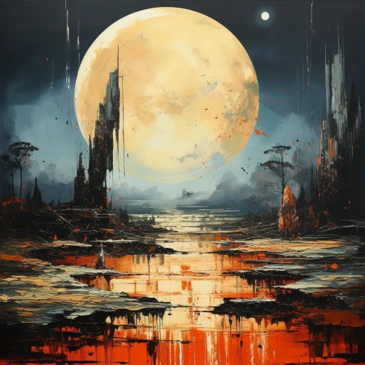 迷幻的后末日畫卷：小調中的奧秘與土星環的神秘
