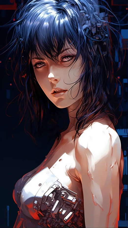 美輪美奐的《Ghost in the Shell》中的神秘代碼覆蓋層解讀