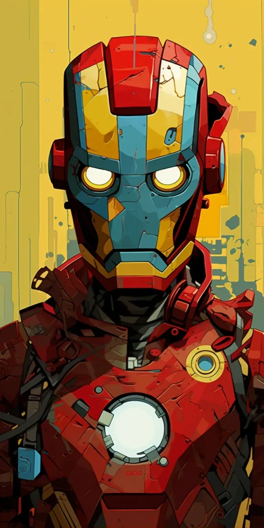 铁人与大猩猩：Jamie Hewlett的Iron Man风格创作